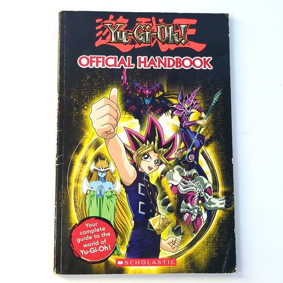 VTG 1996 Yu-Gi-Oh! Official Handbook Scholastic Paperback Book Konami Yugioh - Picture 1 of 3